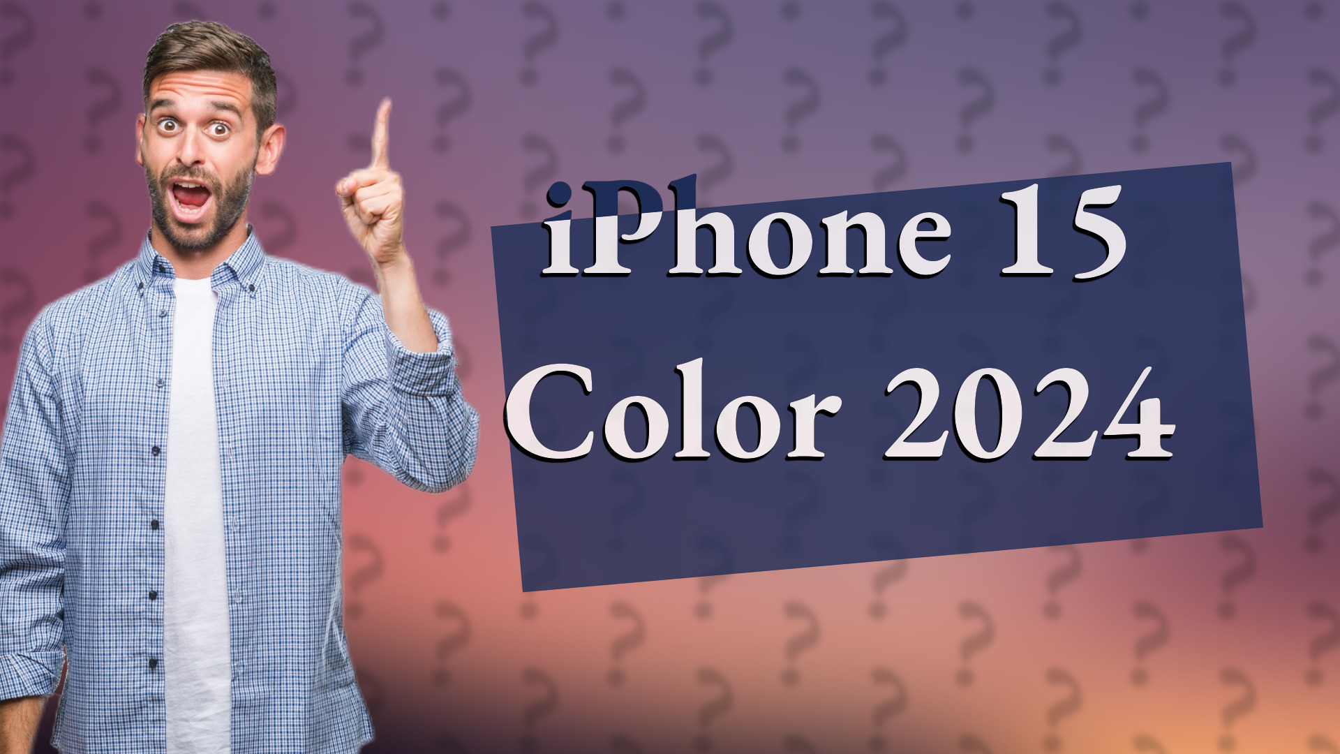 iPhone 15 Color 2024