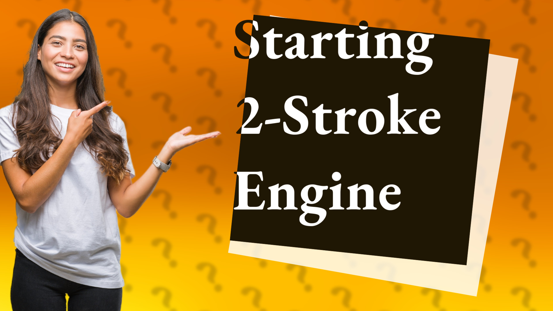 Starting 2-Stroke Engine