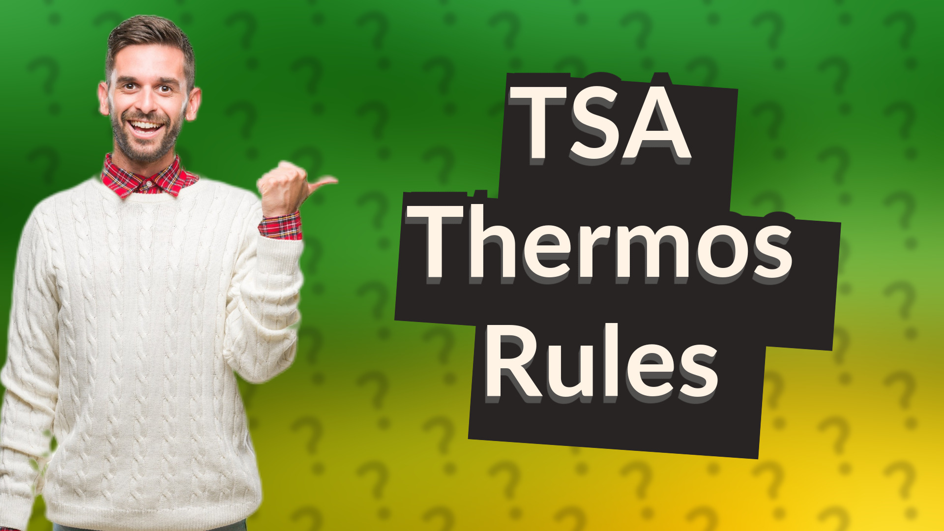 TSA Thermos Rules