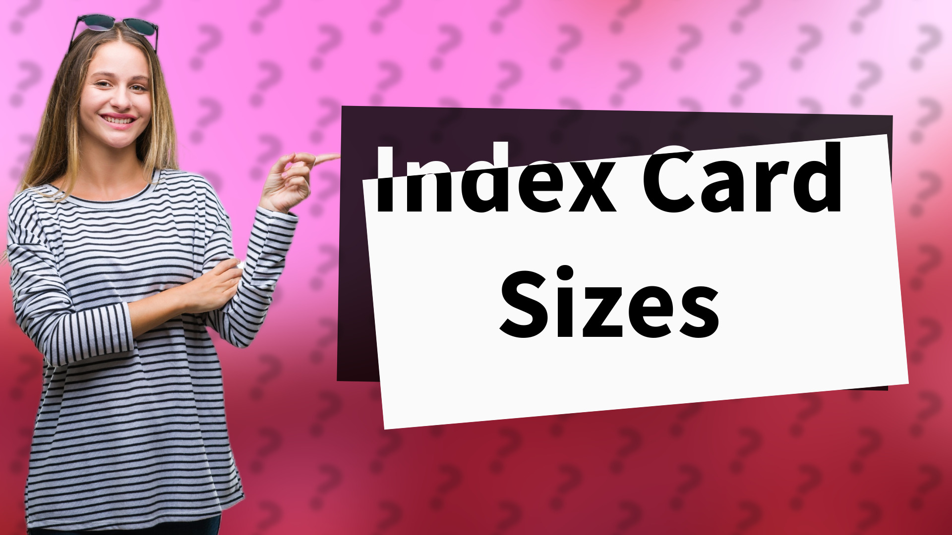 Index Card Sizes