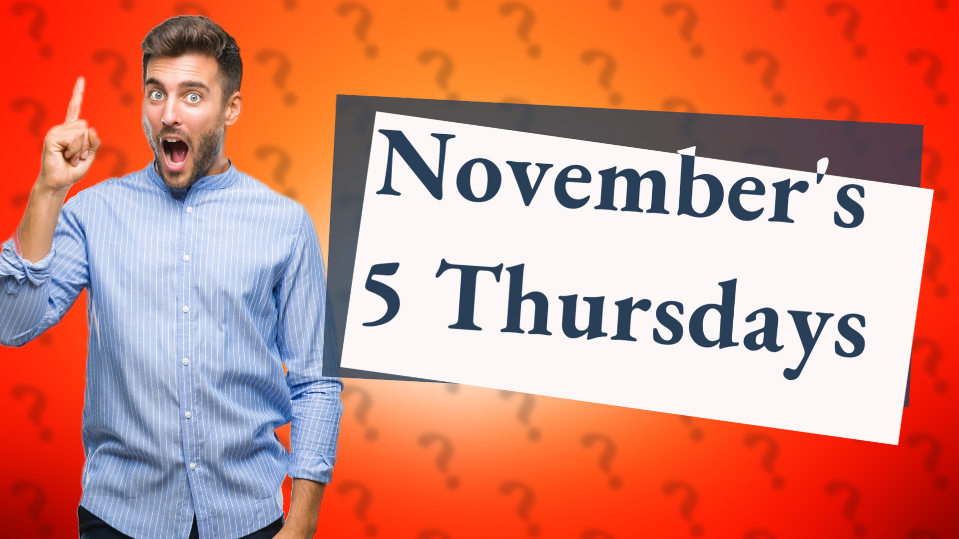 November's 5 Thursdays