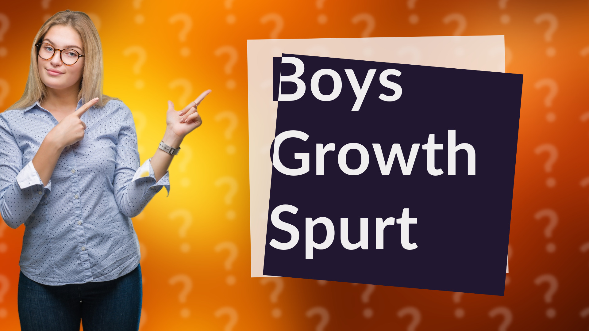Boys Growth Spurt