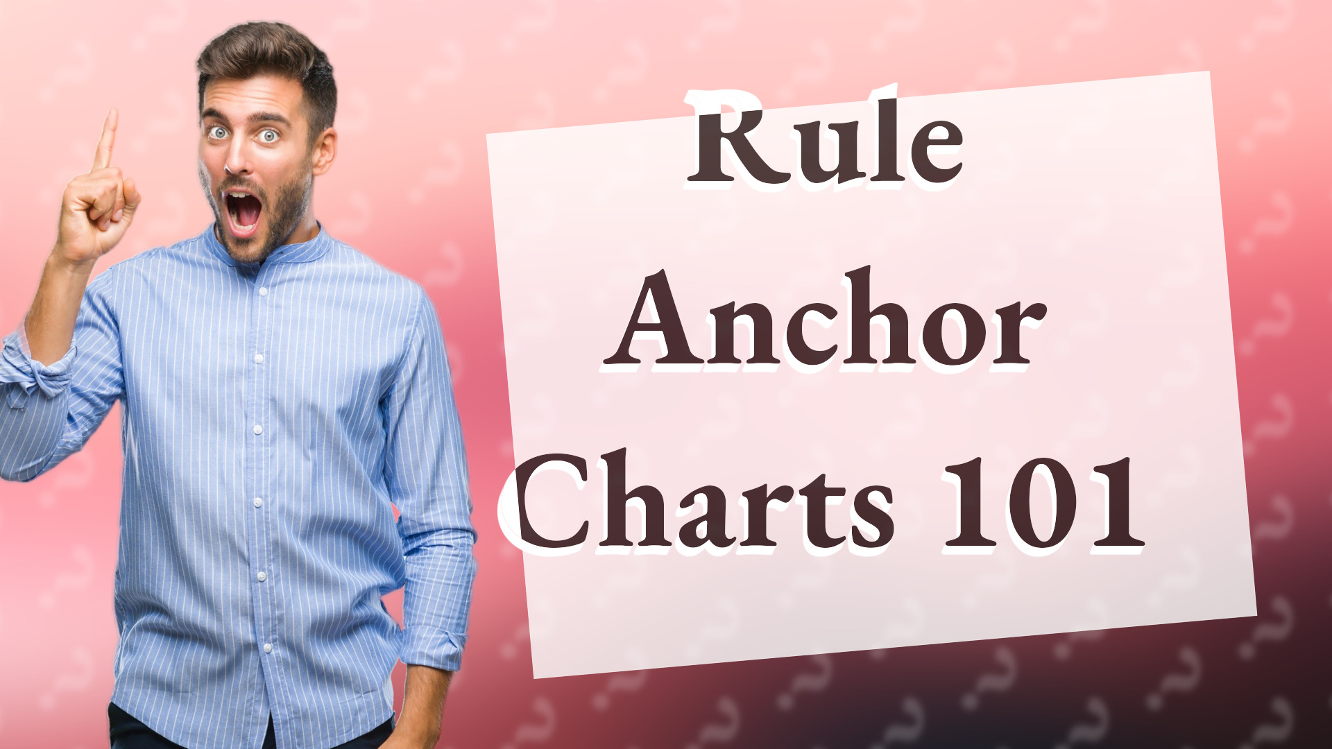 Rule Anchor Charts 101