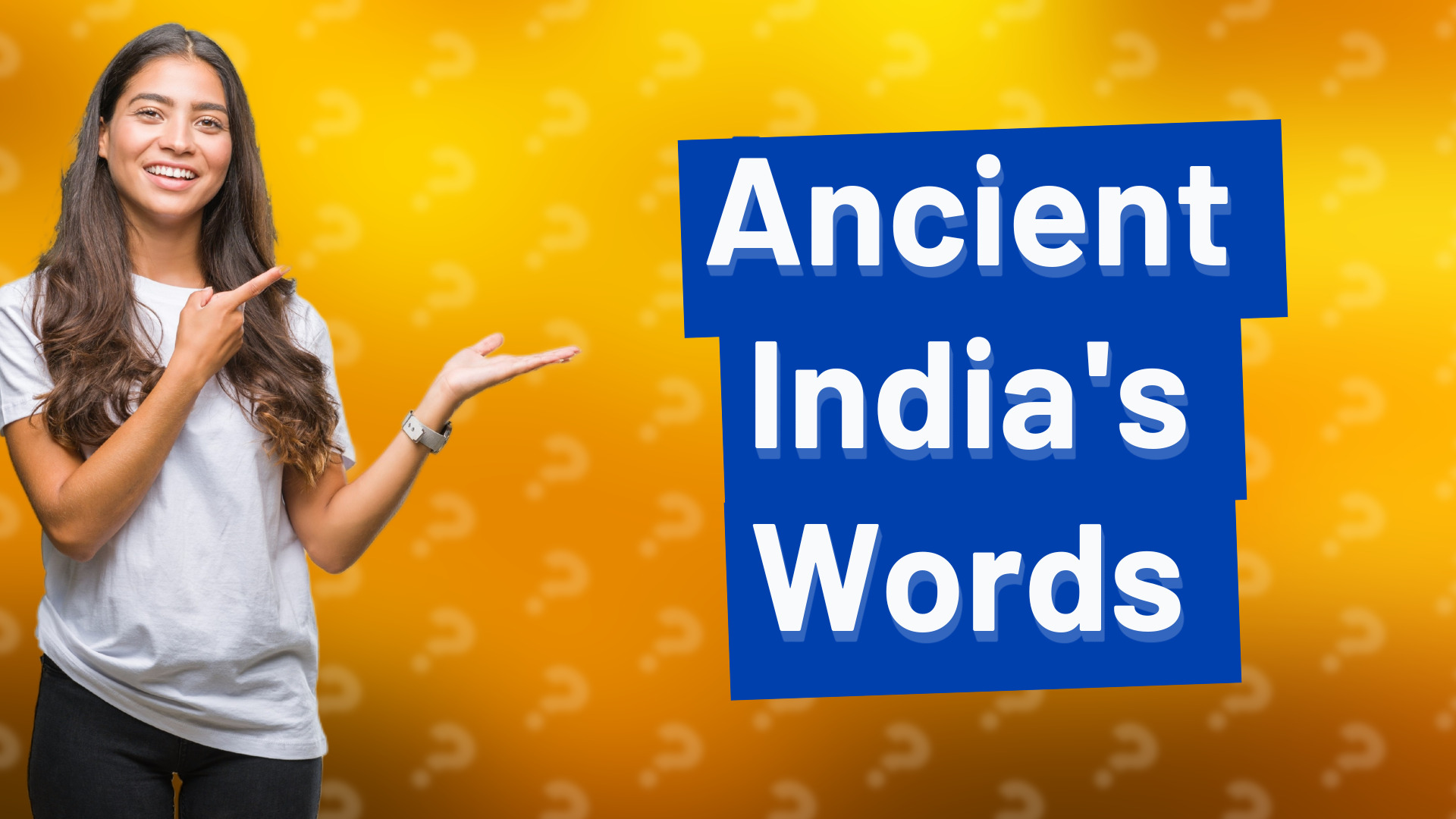 Ancient India's Words
