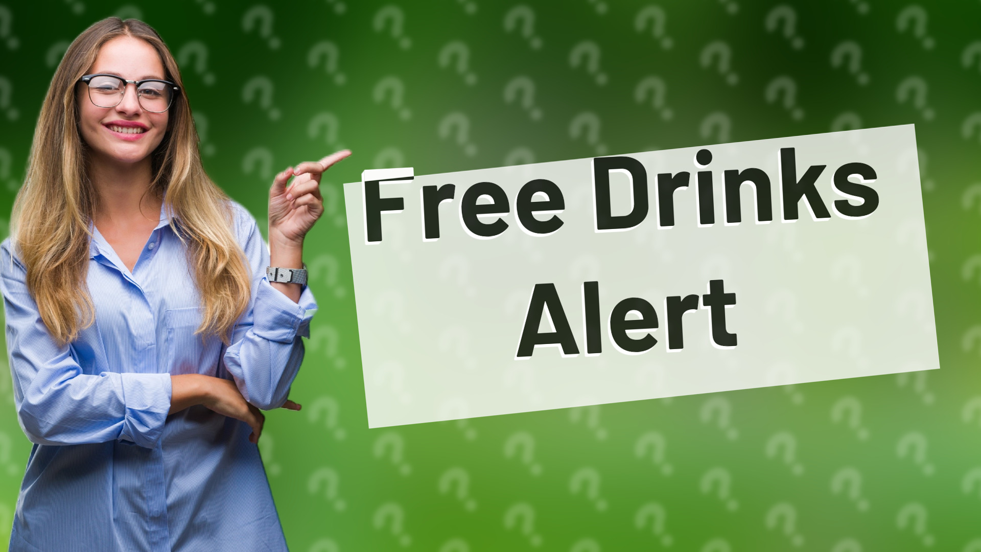 Free Drinks Alert