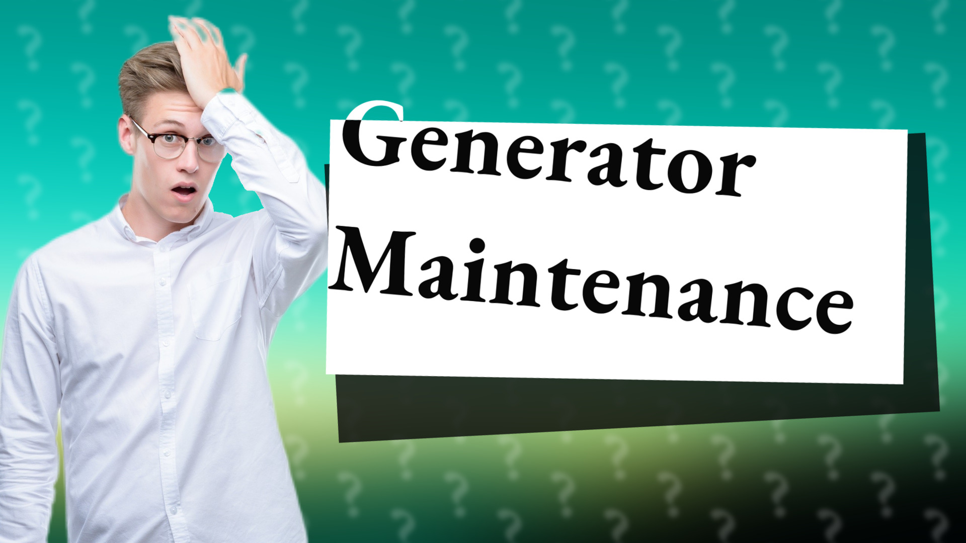 Generator Maintenance