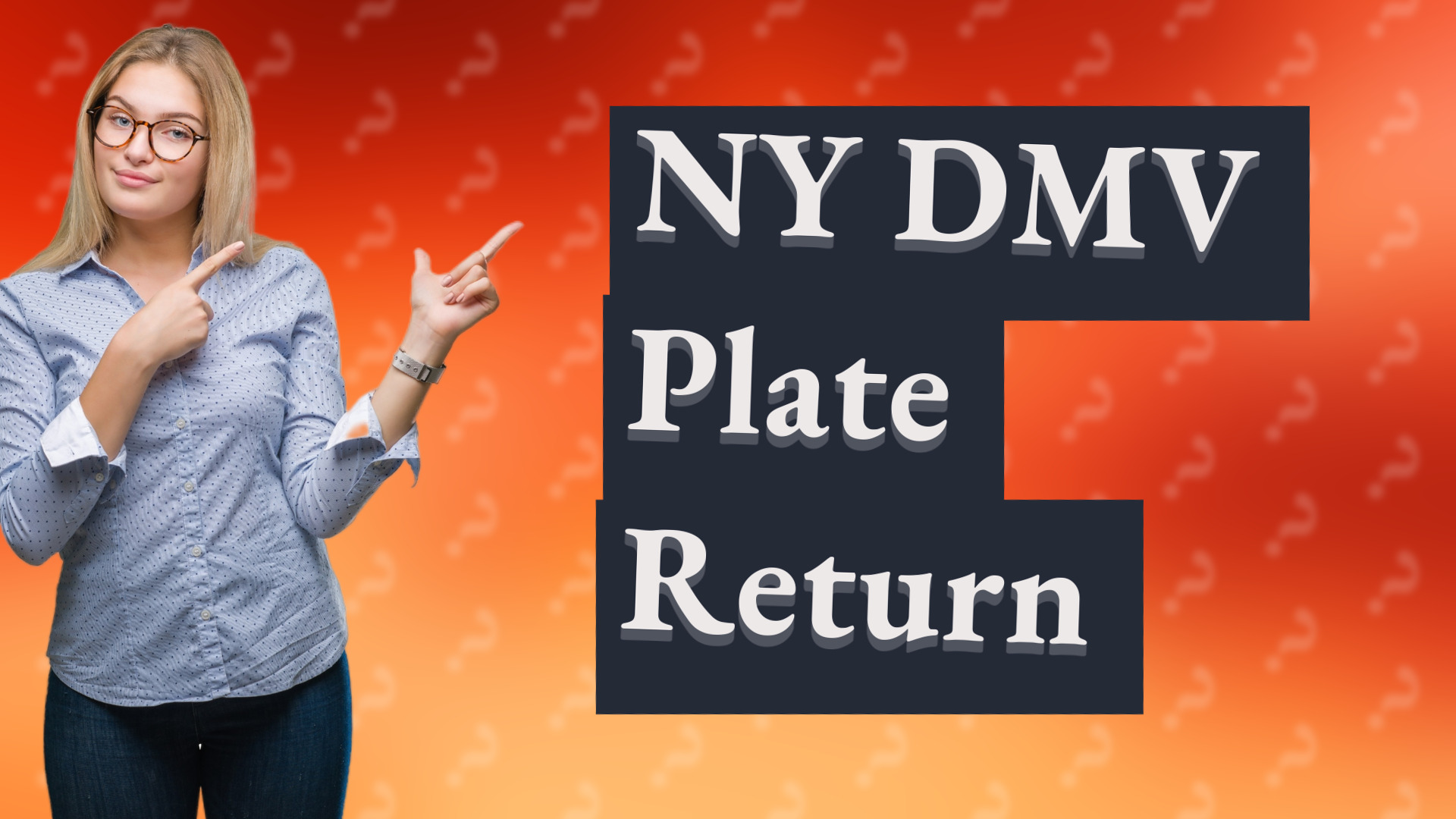 NY DMV Plate Return