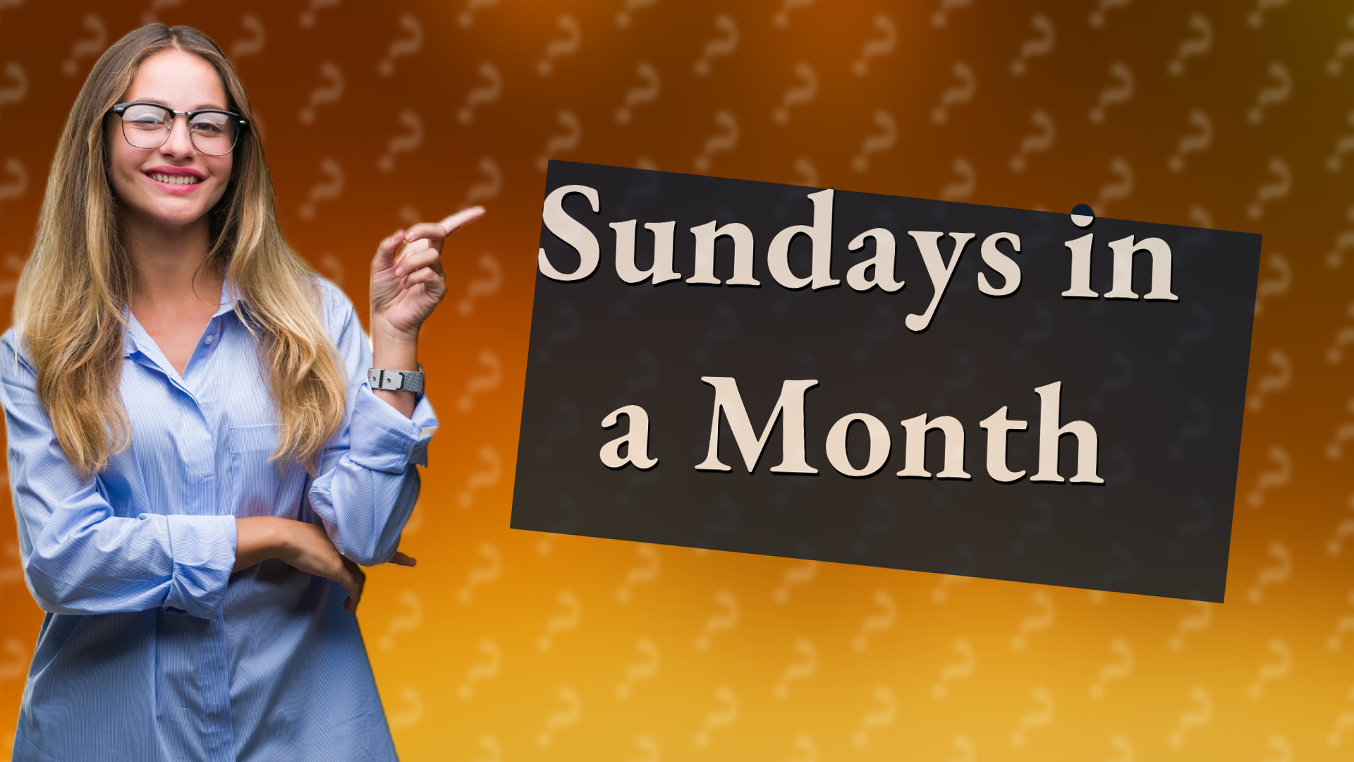 Sundays in a Month