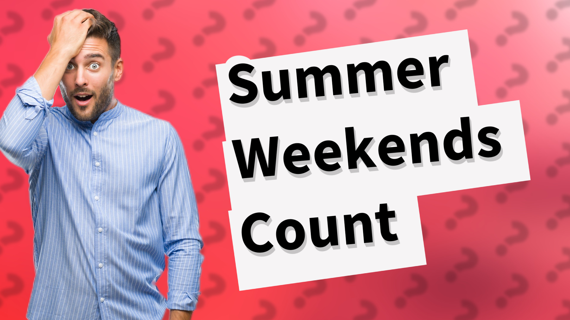 Summer Weekends Count