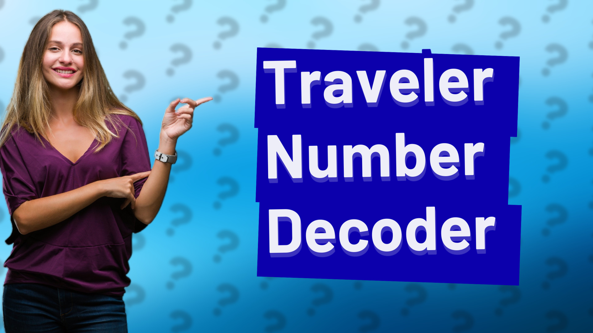 Traveler Number Decoder