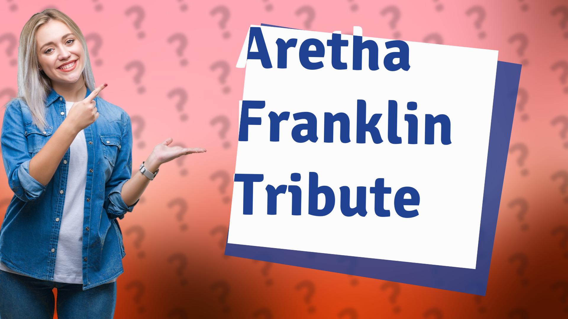 Aretha Franklin Tribute