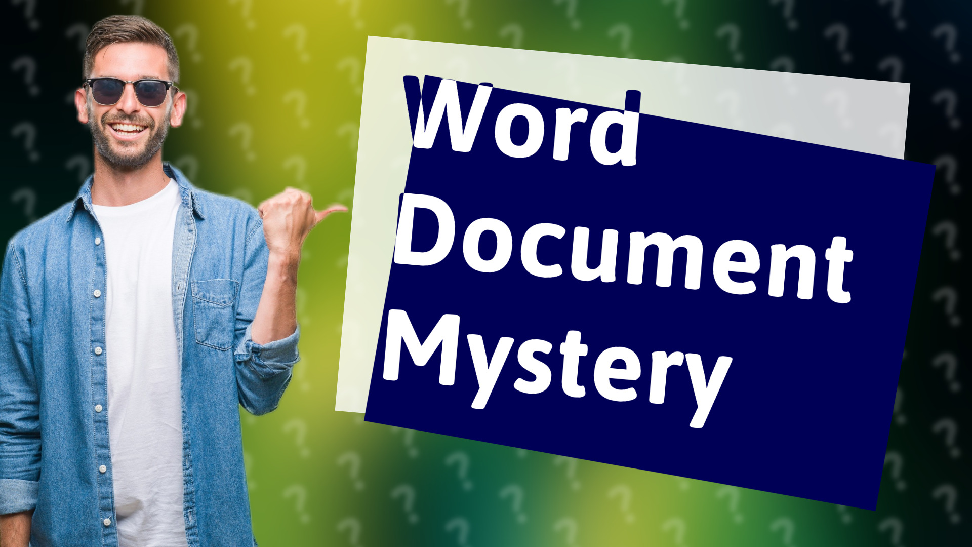 Word Document Mystery