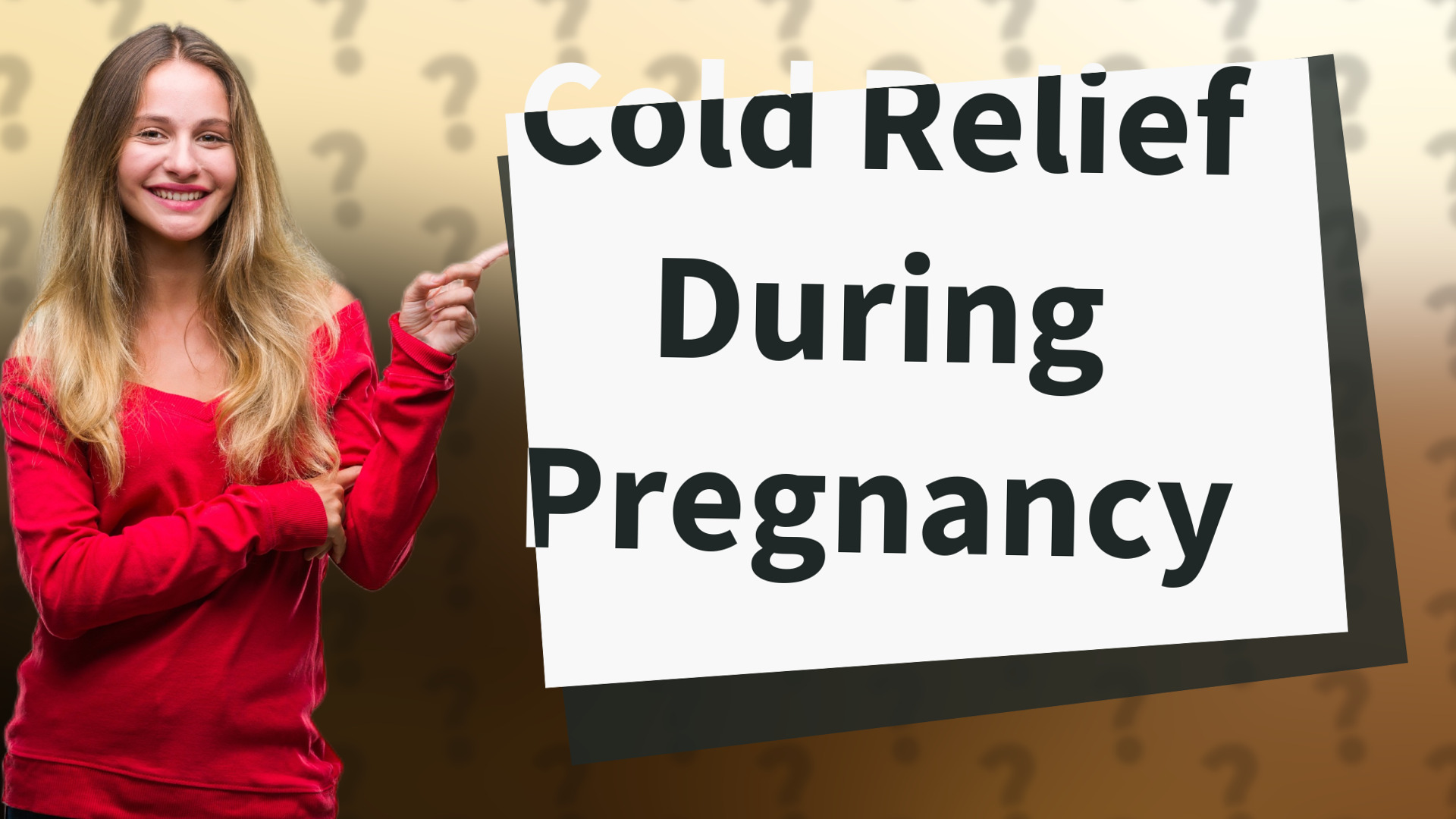 Cold Relief During Pregnancy