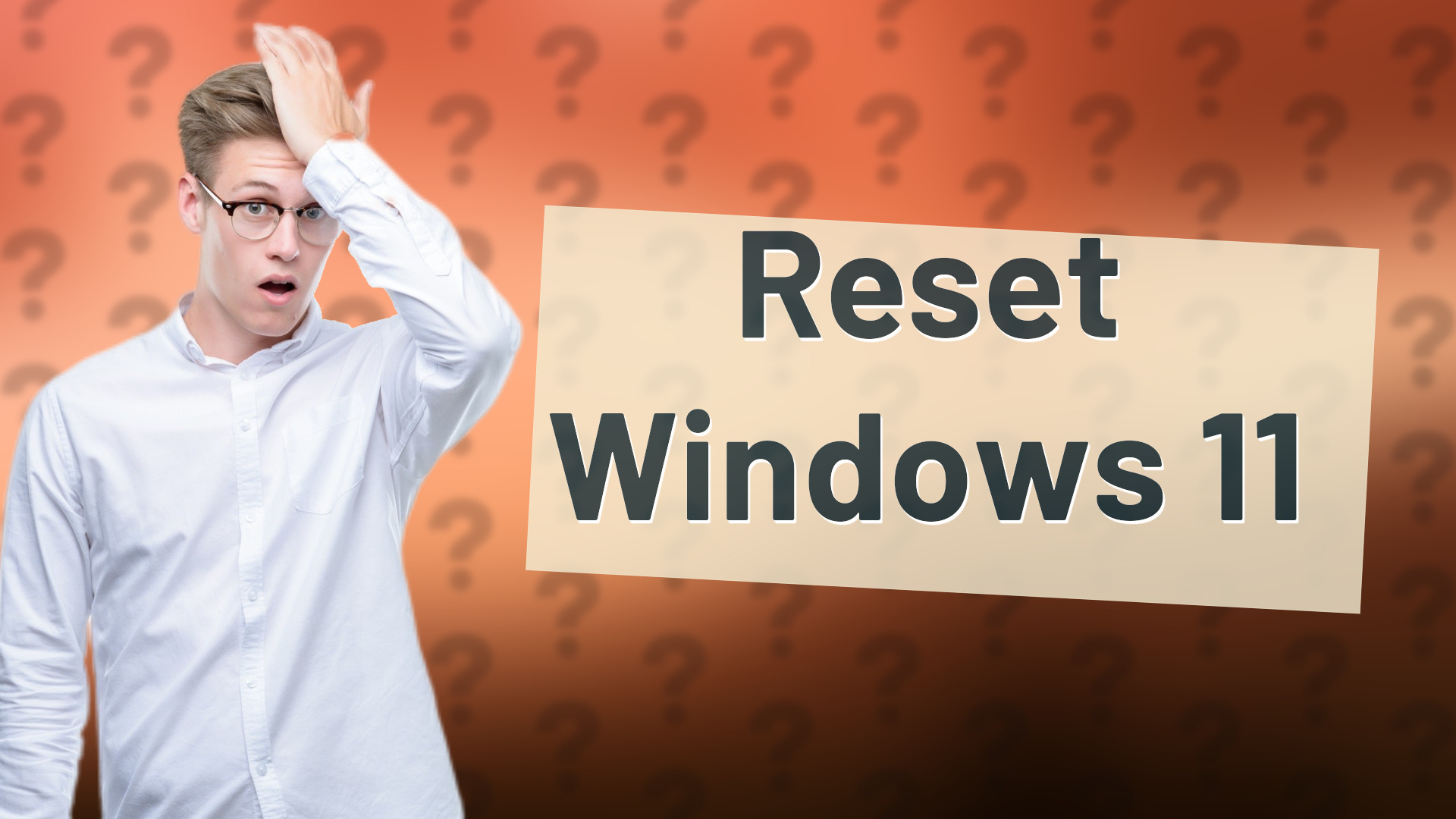 Reset Windows 11