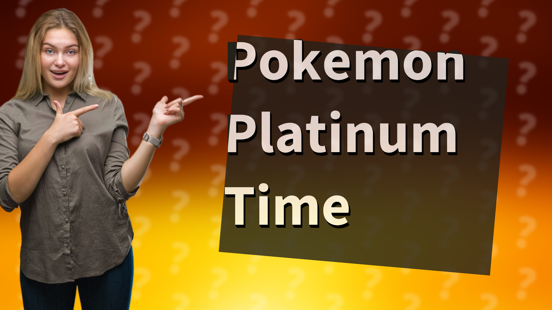 Pokemon Platinum Time