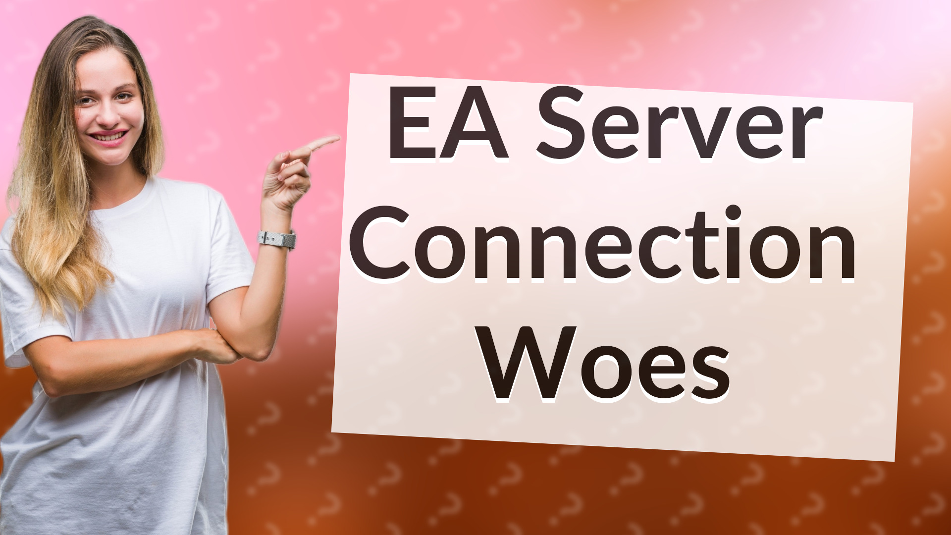 EA Server Connection Woes