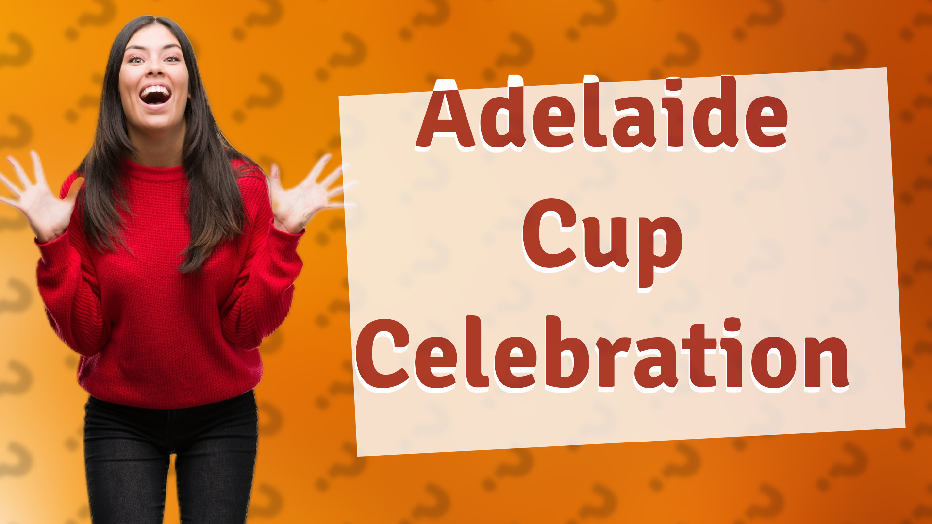 Adelaide Cup Celebration