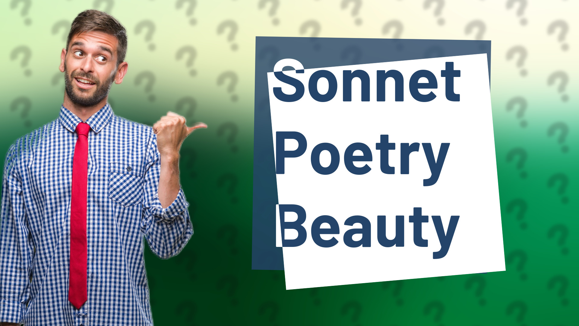Sonnet Poetry Beauty