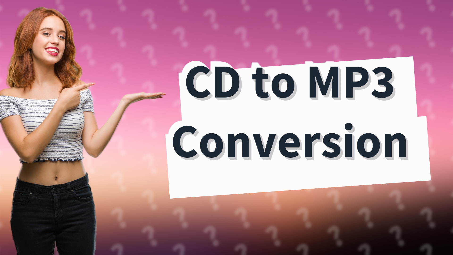 CD to MP3 Conversion