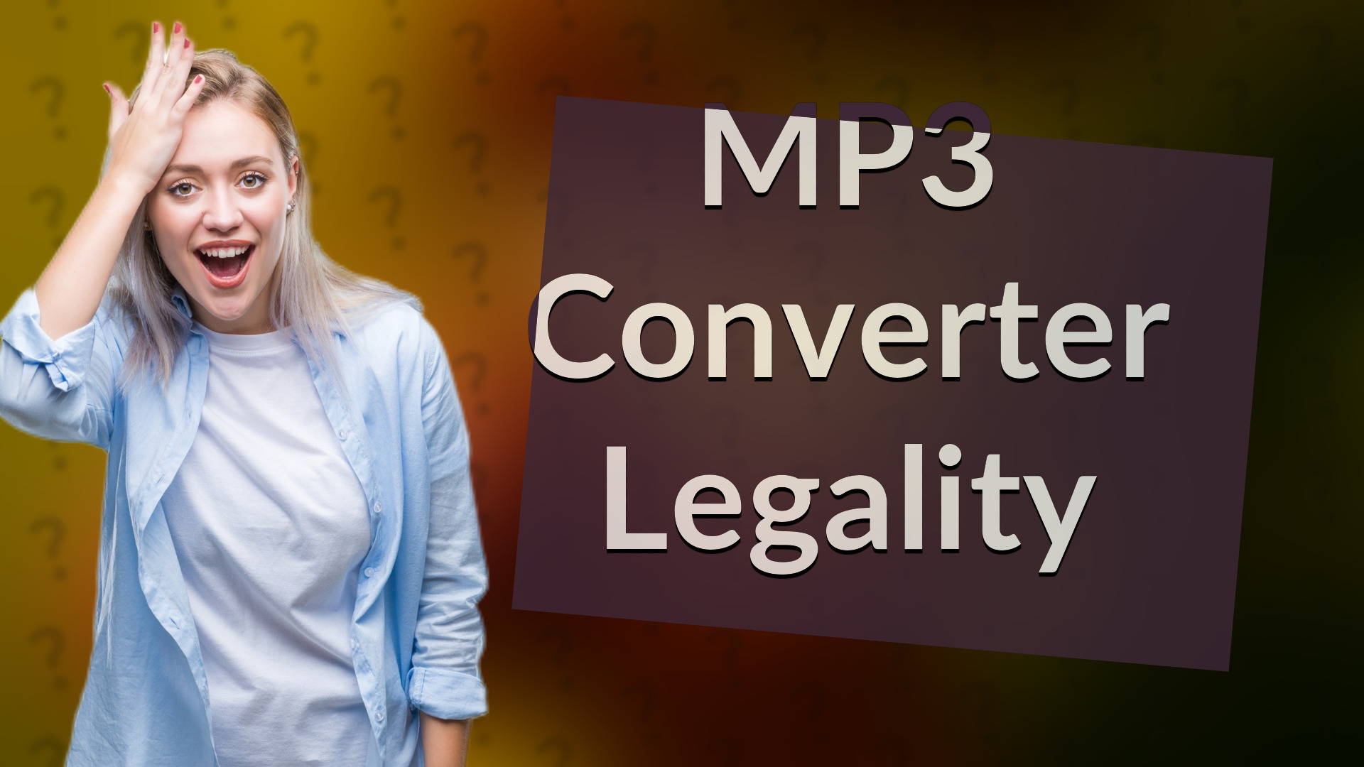 MP3 Converter Legality