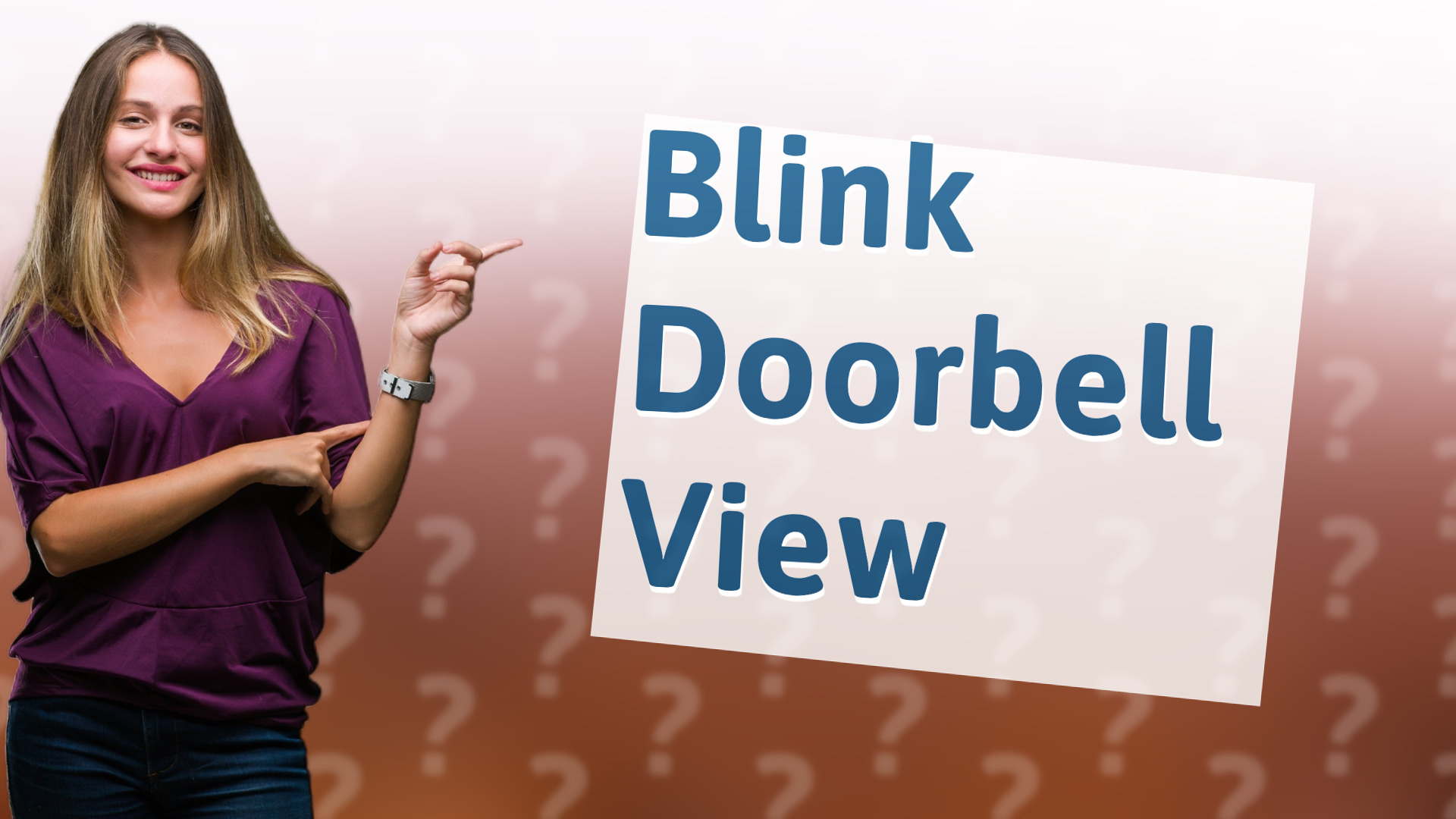 Blink Doorbell View