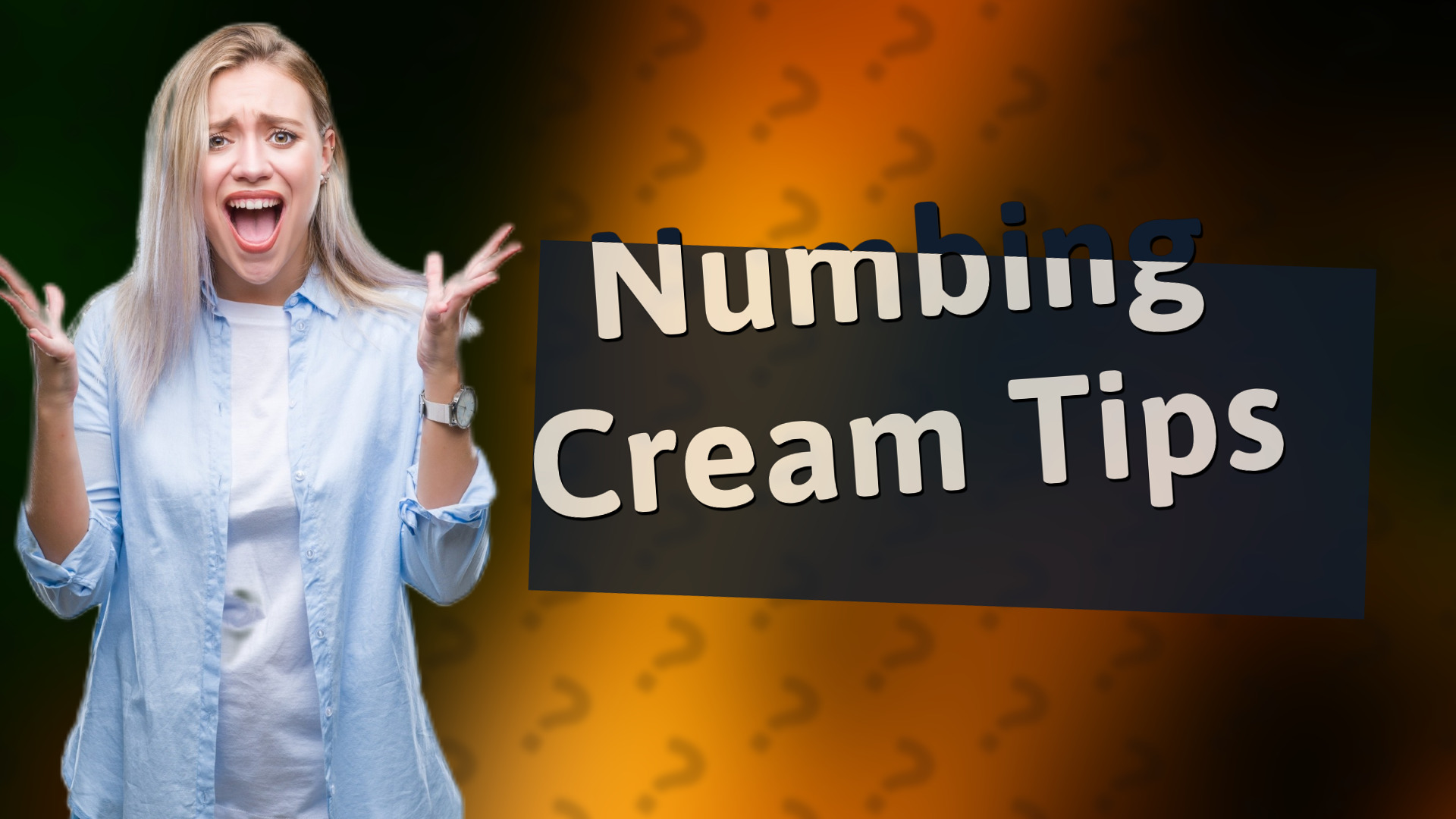 Numbing Cream Tips