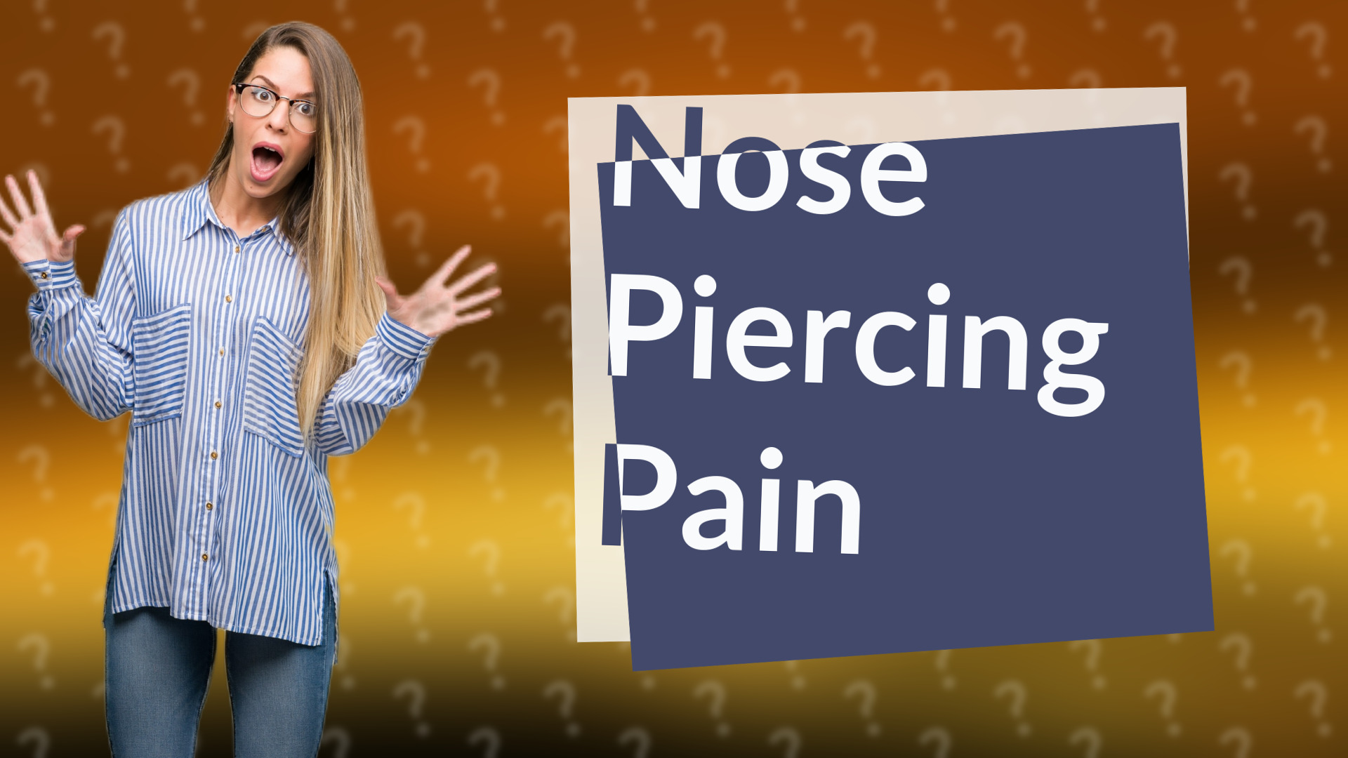 Nose Piercing Pain