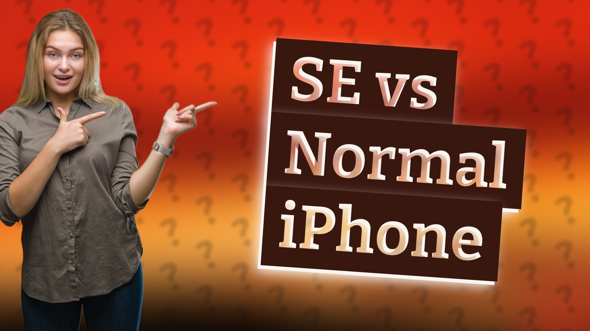 SE vs Normal iPhone