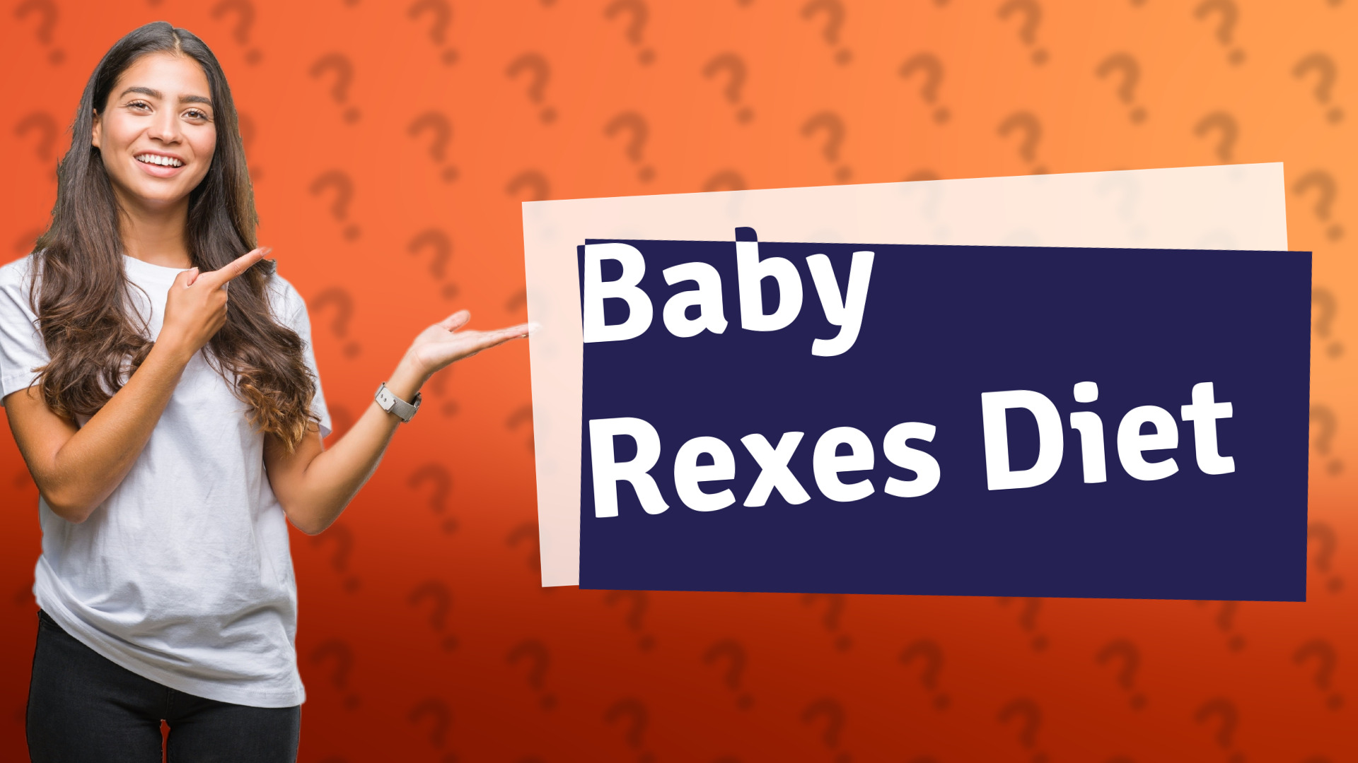 Baby Rexes Diet
