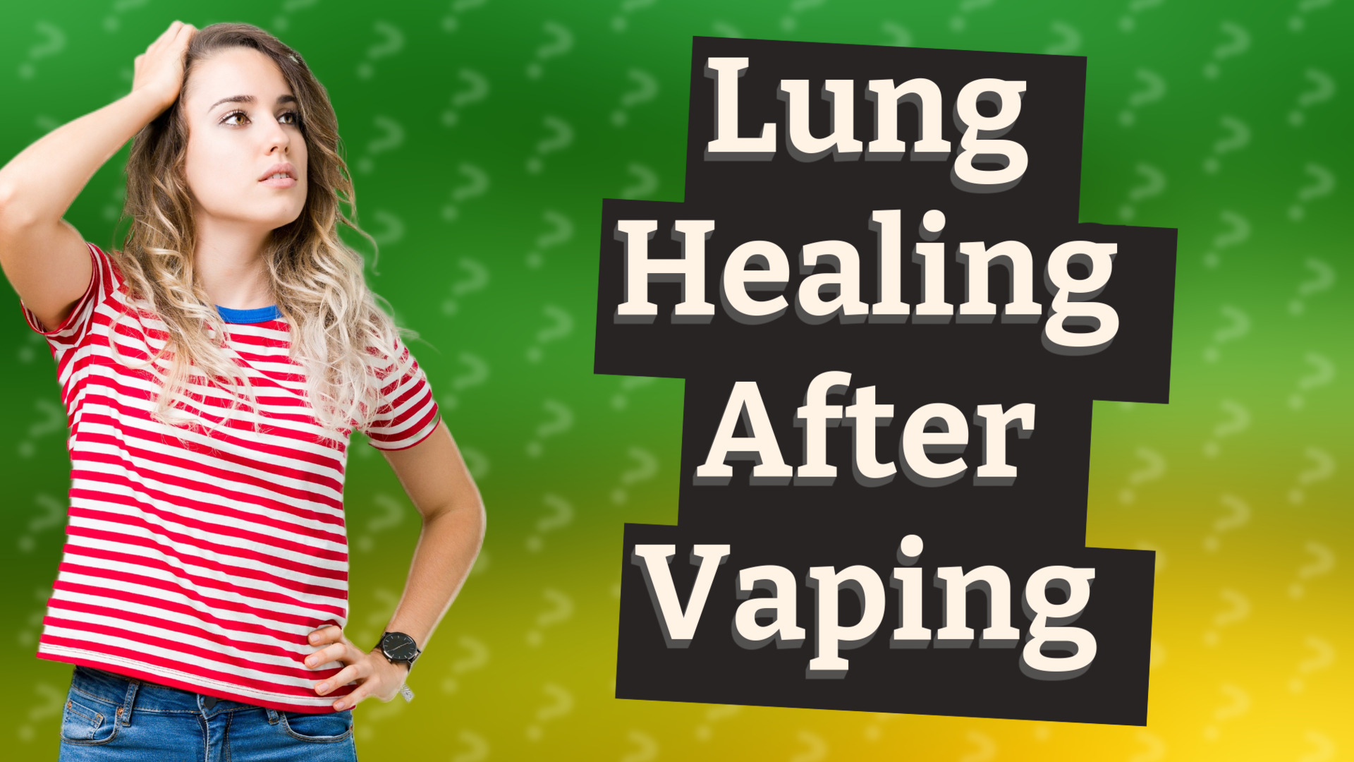Lung Healing After Vaping