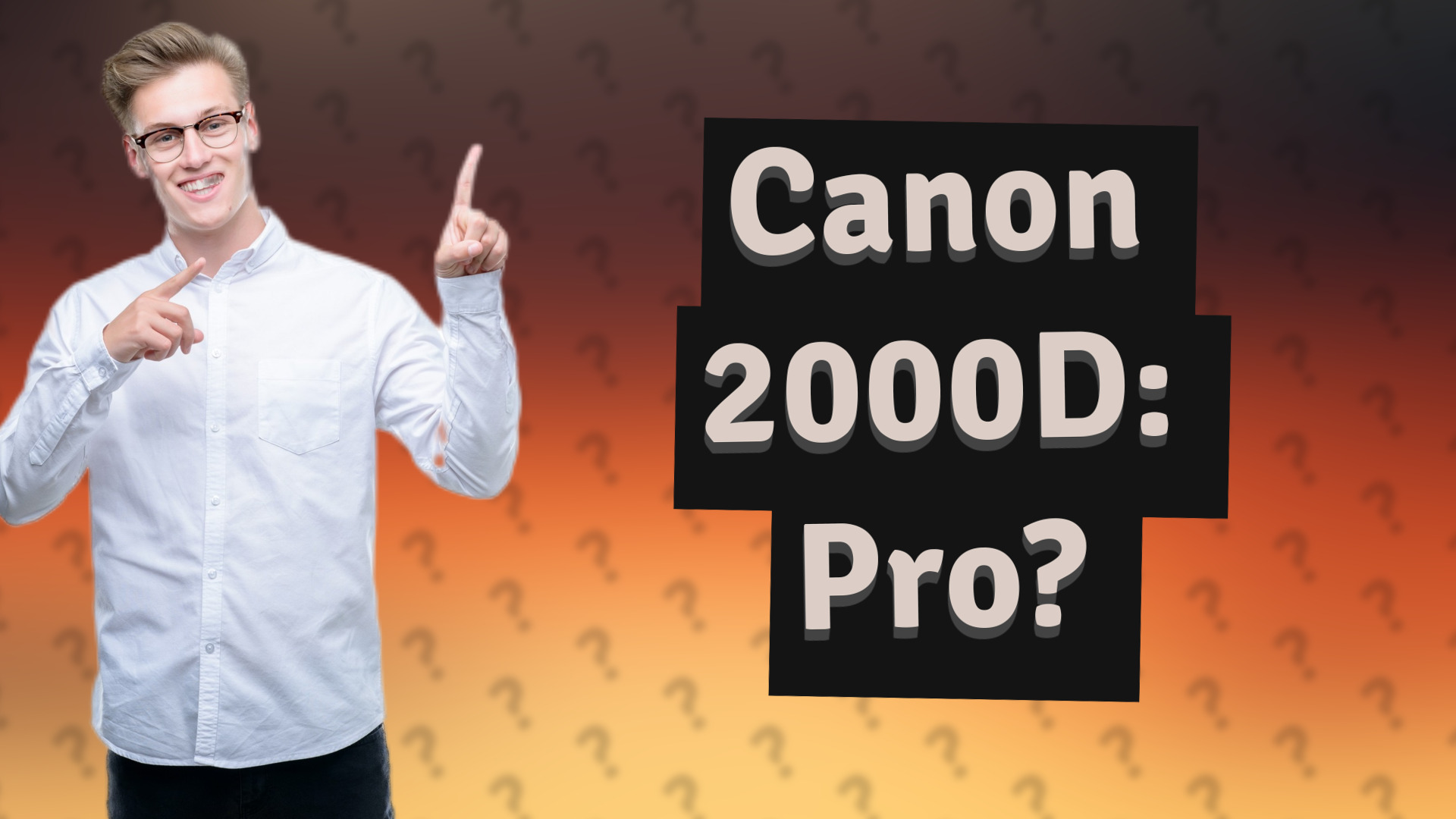 Canon 2000D: Pro?