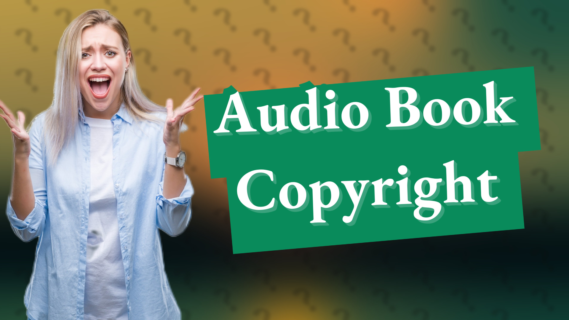 Audio Book Copyright