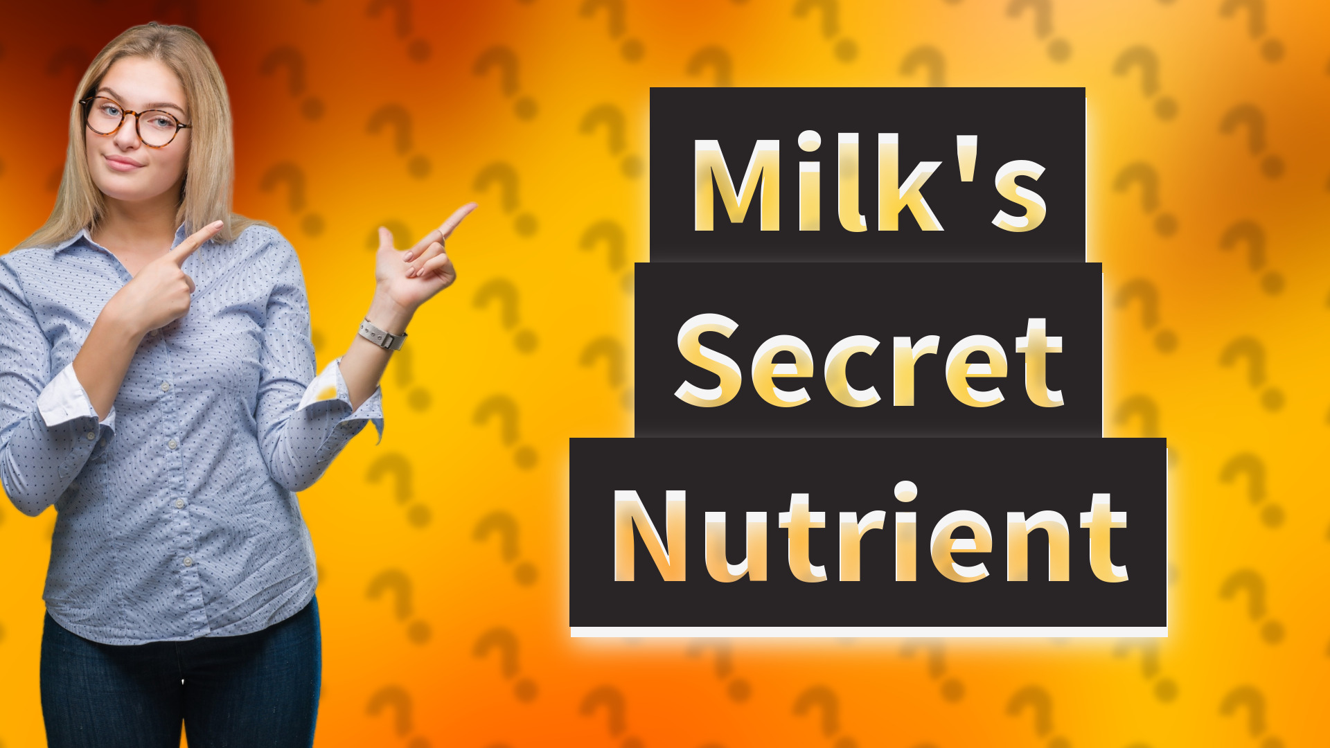 Milk's Secret Nutrient