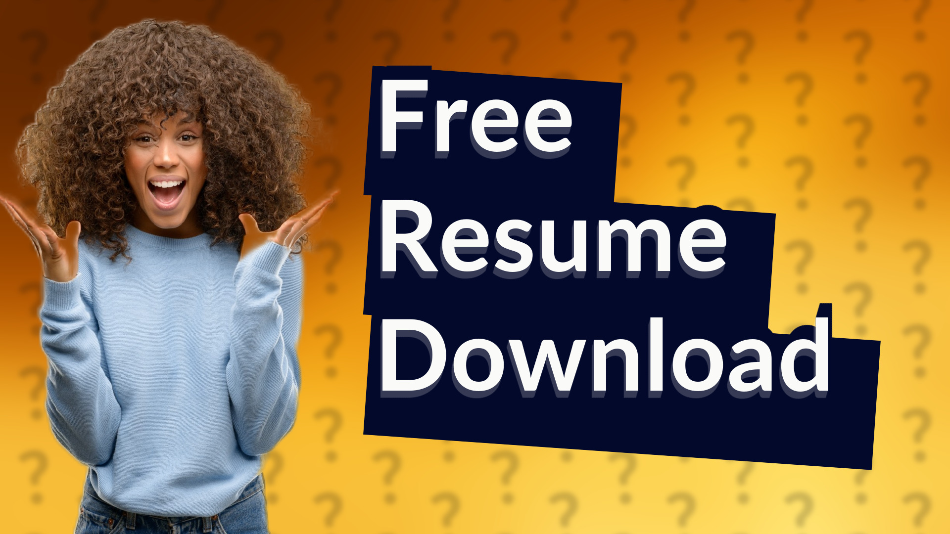 Free Resume Download