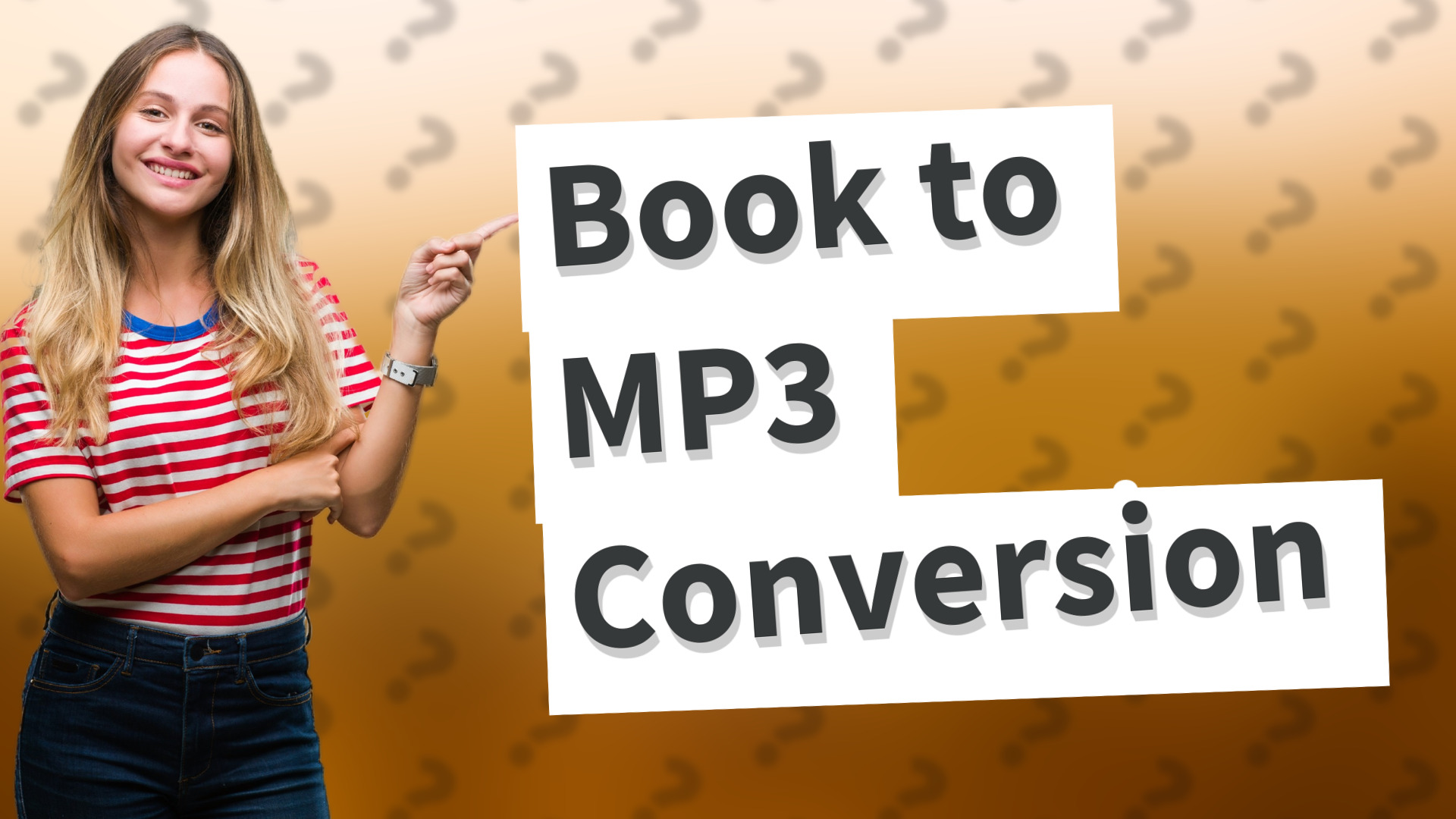 Book to MP3 Conversion