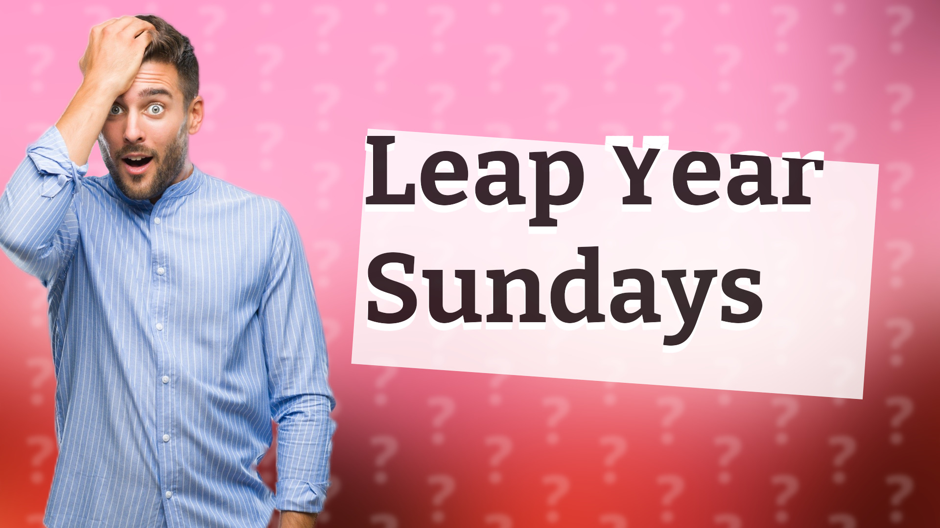 Leap Year Sundays