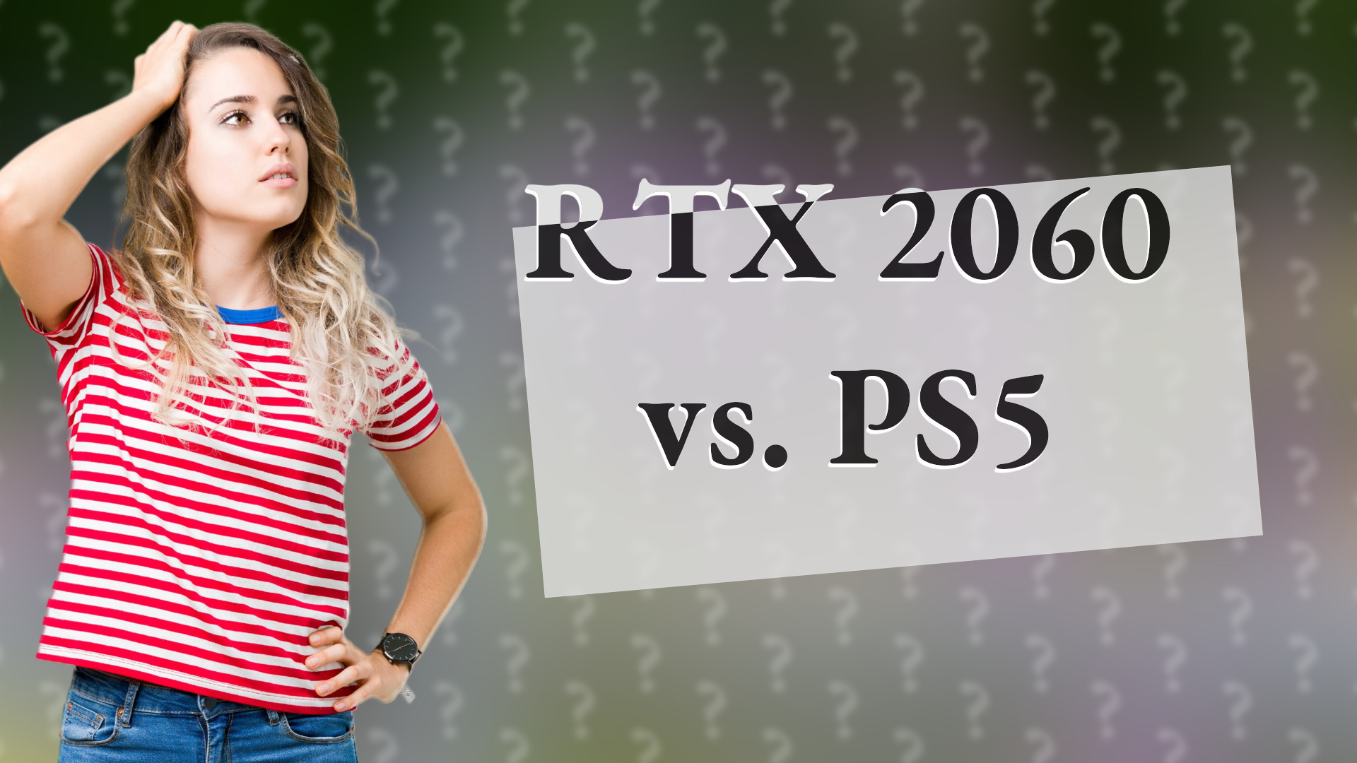 RTX 2060 vs. PS5