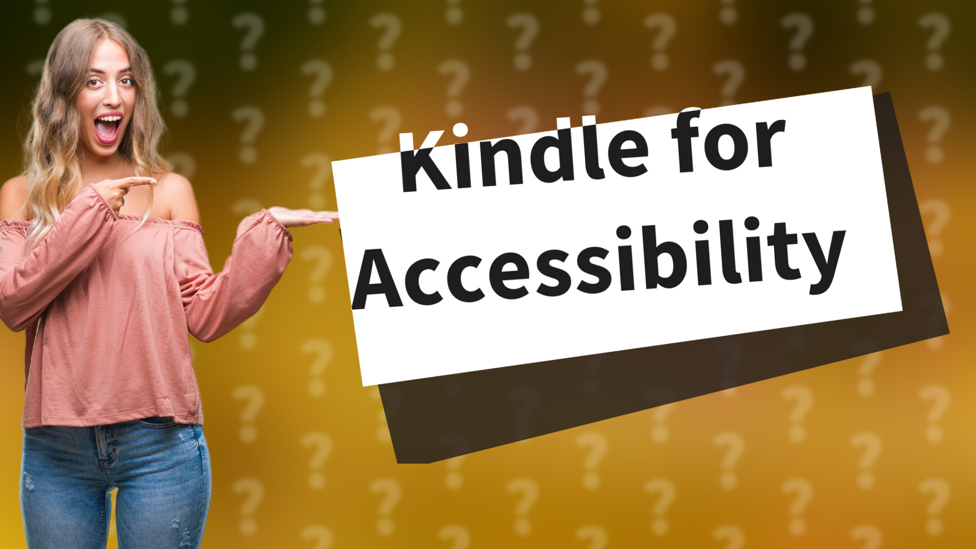 Kindle for Accessibility
