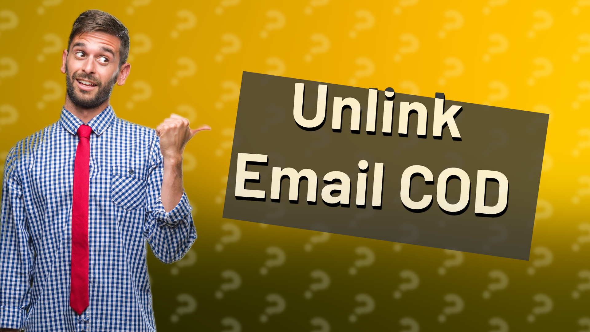 Unlink Email COD