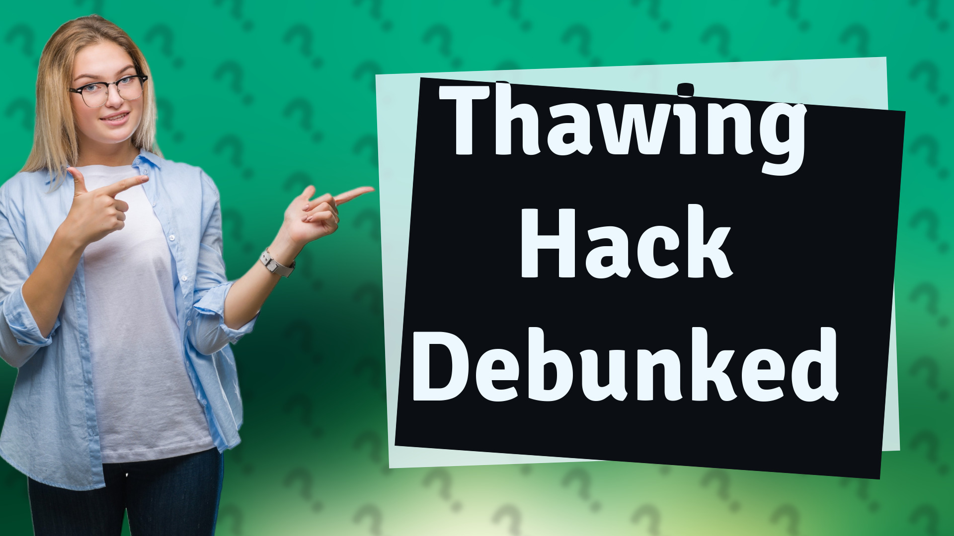 Thawing Hack Debunked