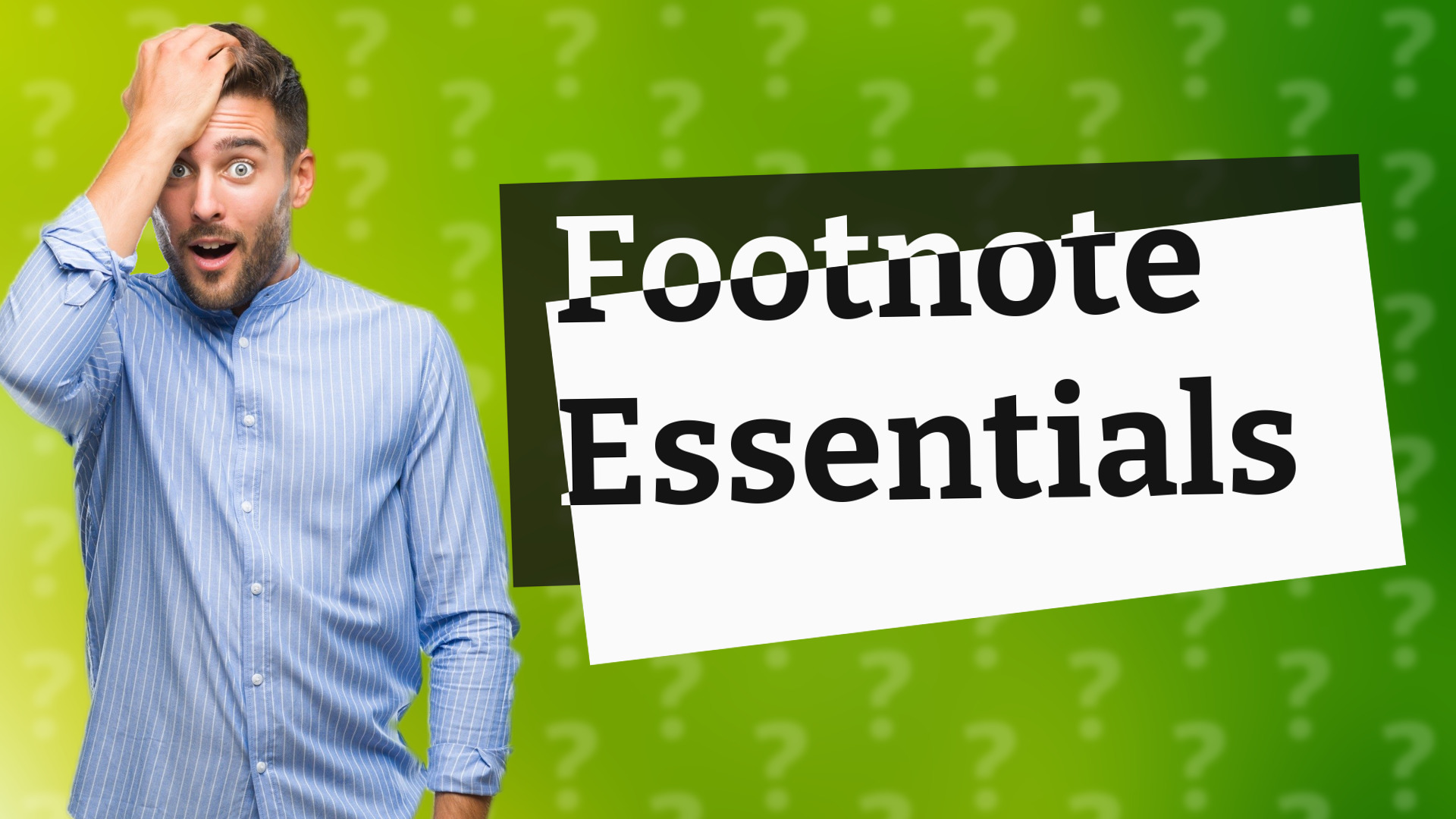 Footnote Essentials