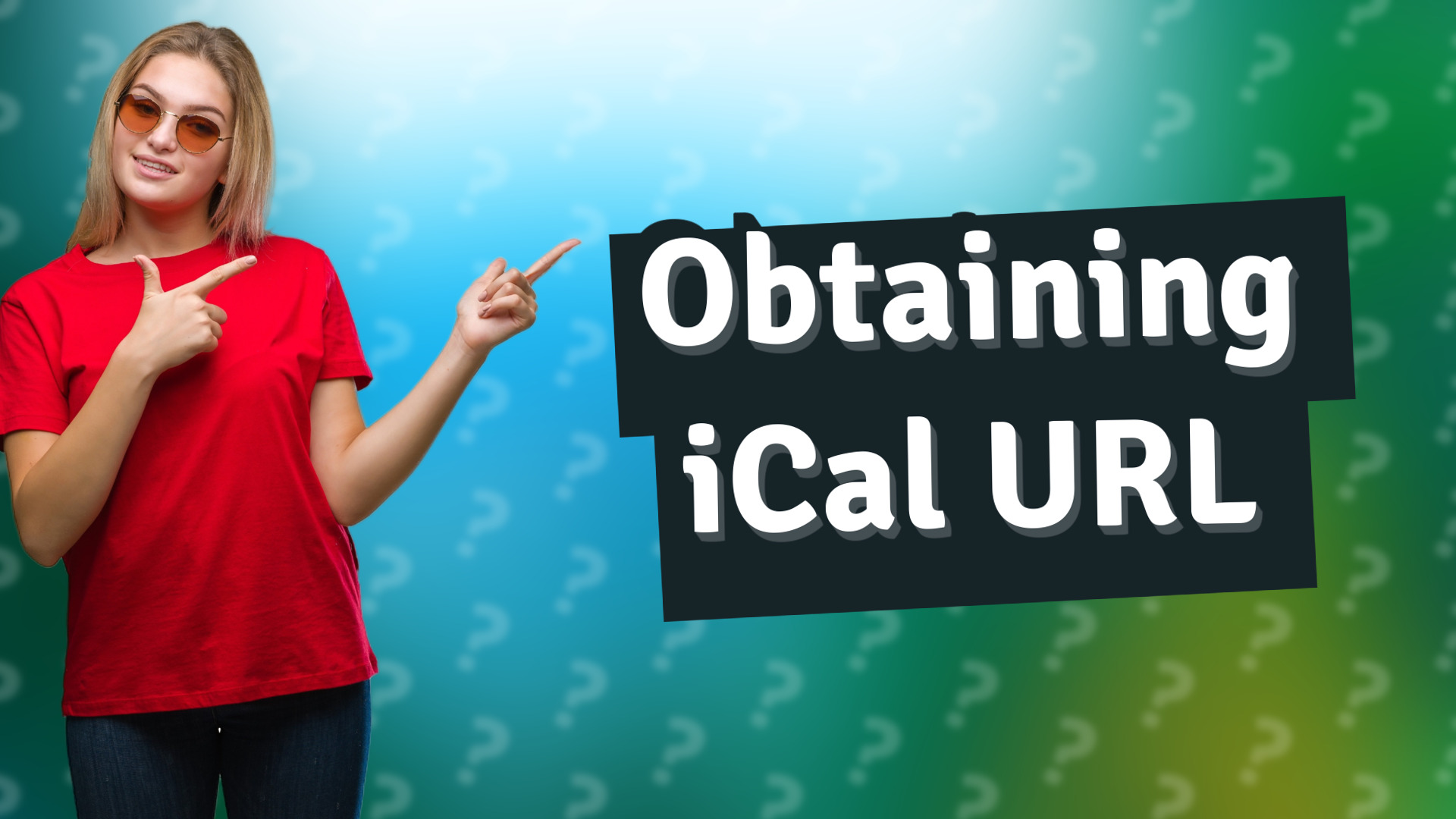 Obtaining iCal URL