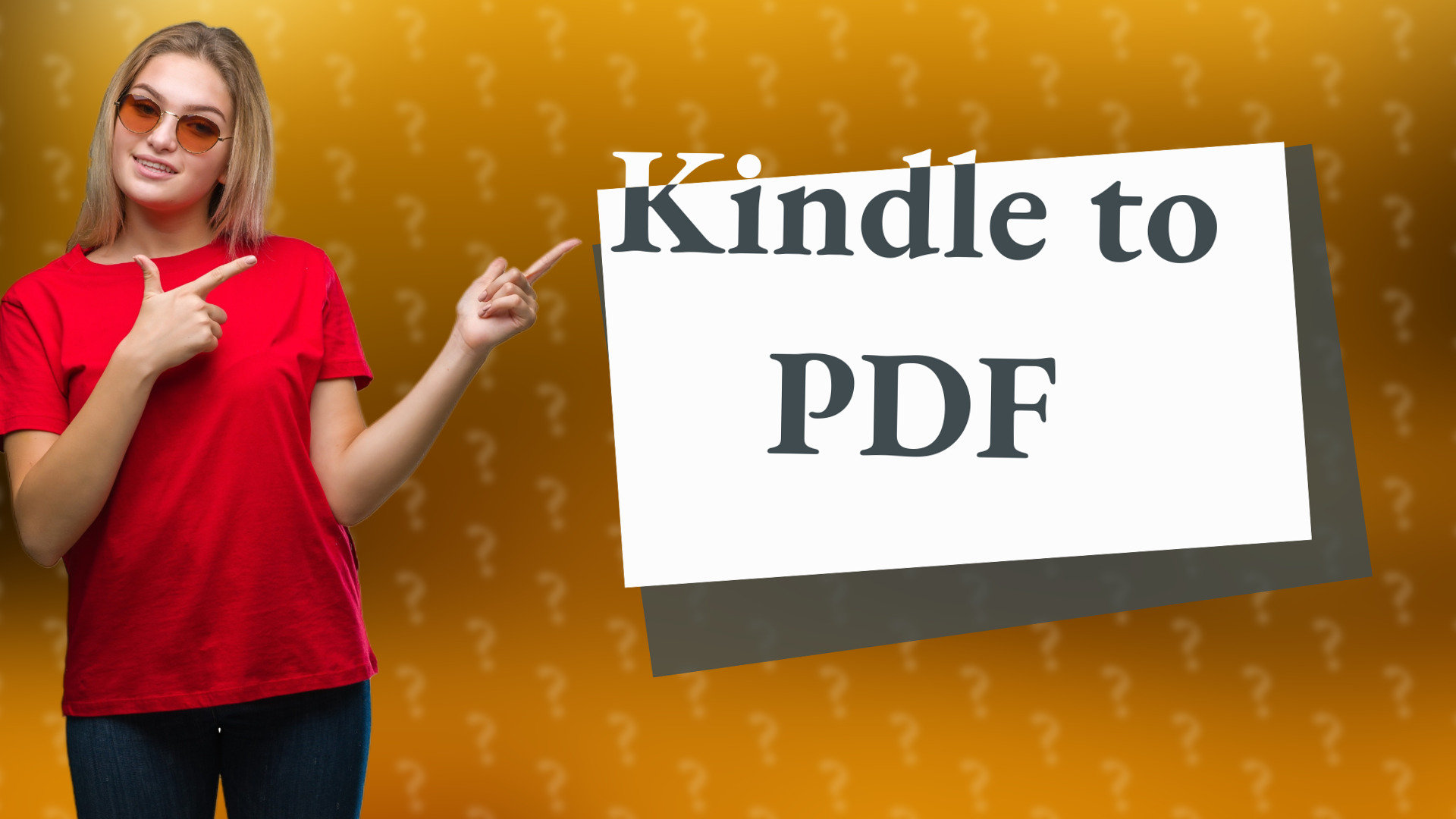 Kindle to PDF