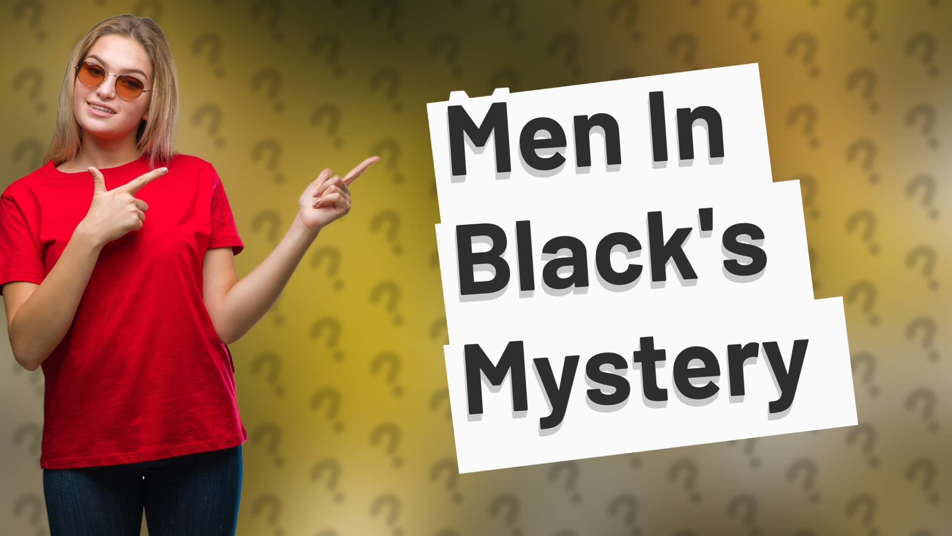Men In Black's Mystery