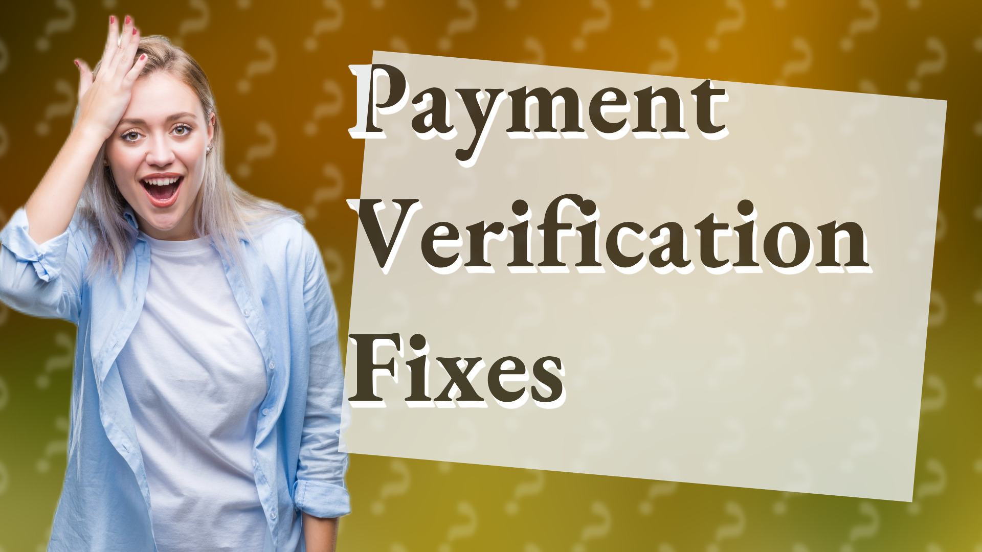 Payment Verification Fixes