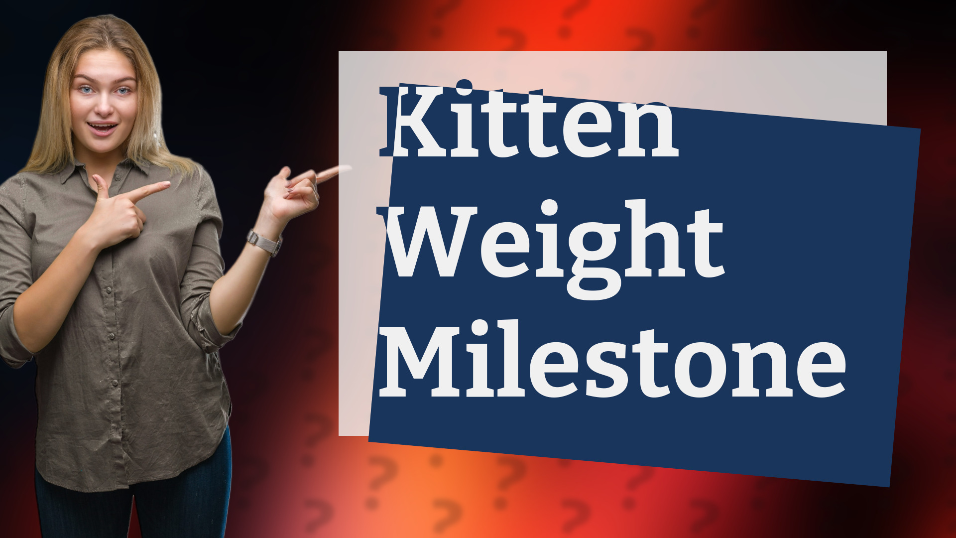 Kitten Weight Milestone