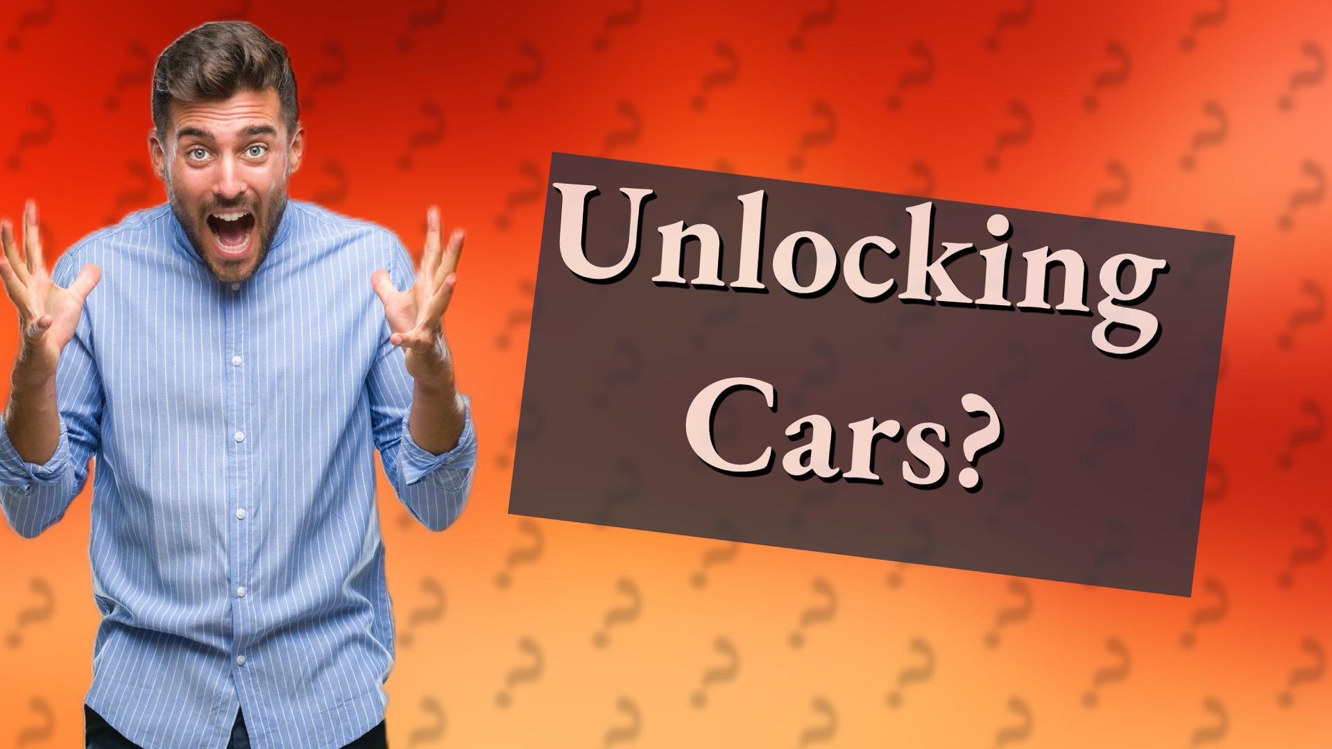 Unlocking Cars?