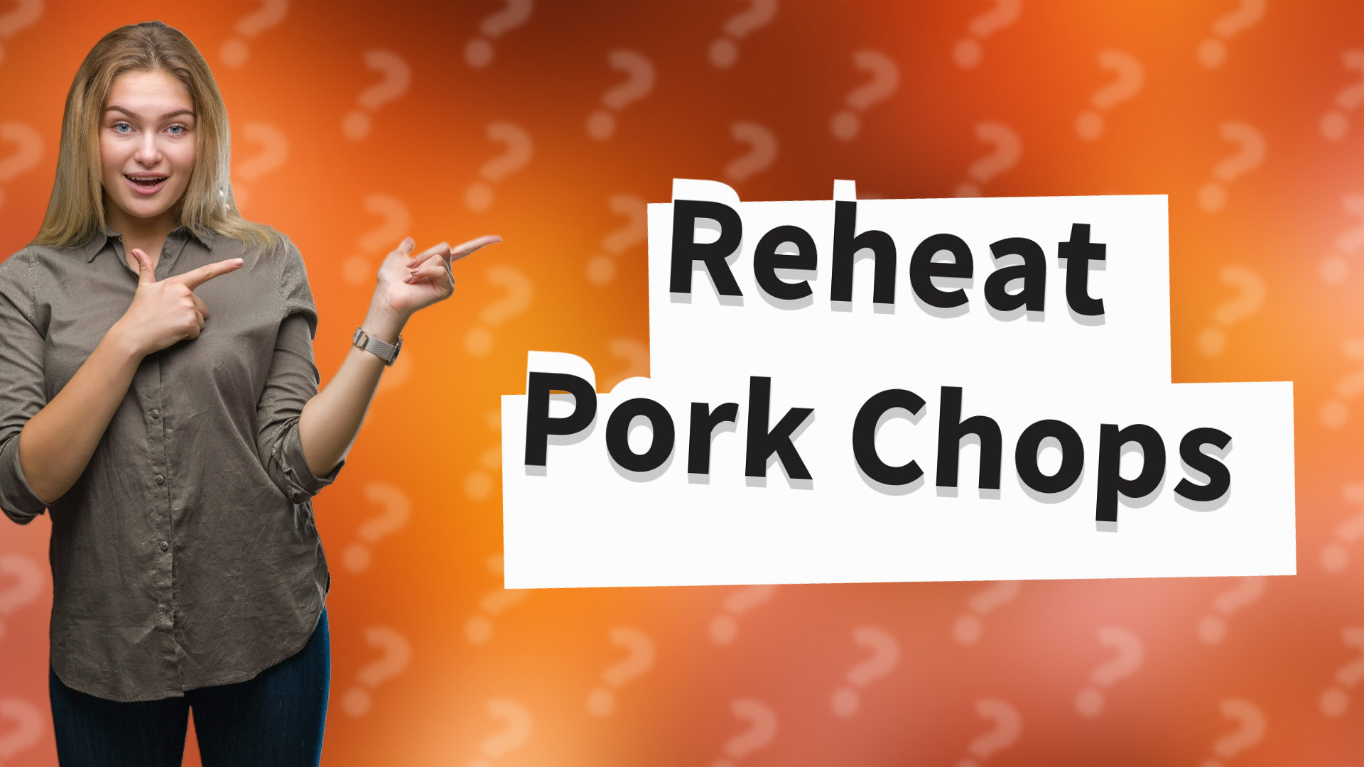 Reheat Pork Chops