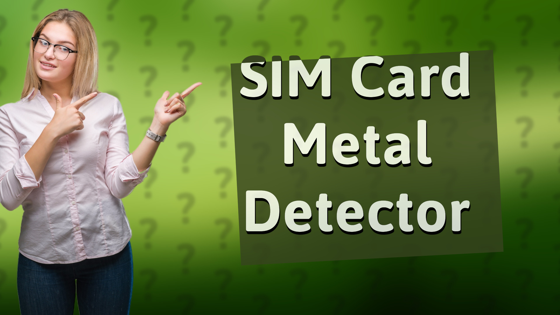 SIM Card Metal Detector