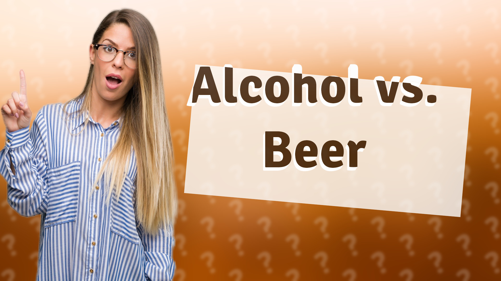 Alcohol vs. Beer